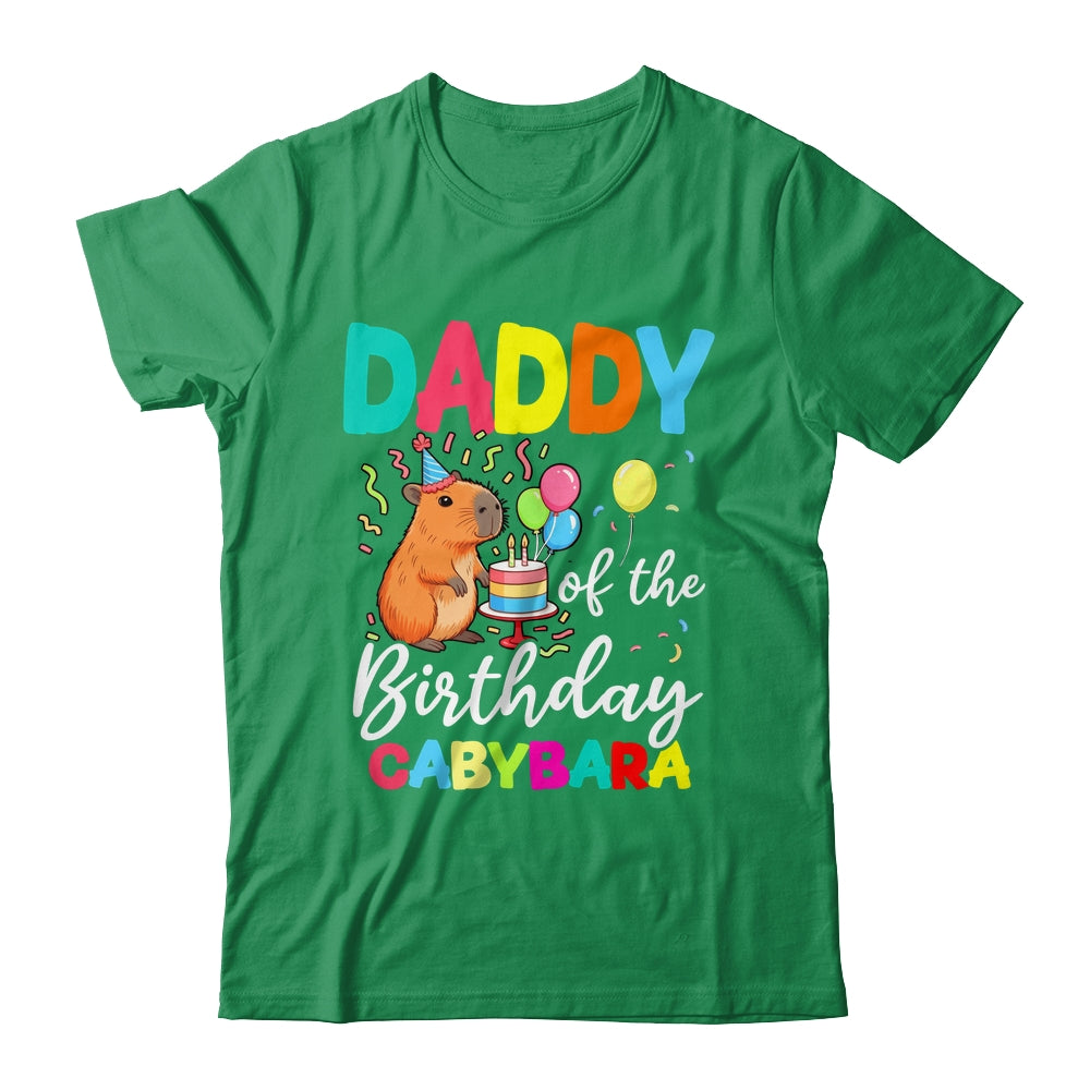 Daddy Of The Birthday Capybara Girl Bday Party Family Shirt & Hoodie | siriusteestore