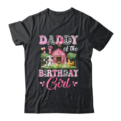 Daddy Of The Birthday Girl 1st Birthday Cow Farm Family Shirt & Hoodie | siriusteestore