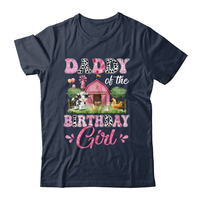 Daddy Of The Birthday Girl 1st Birthday Cow Farm Family Shirt & Hoodie | siriusteestore