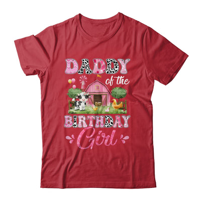 Daddy Of The Birthday Girl 1st Birthday Cow Farm Family Shirt & Hoodie | siriusteestore