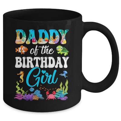 Daddy Of The Birthday Girl Sea Fish Ocean Aquarium Party Mug | siriusteestore
