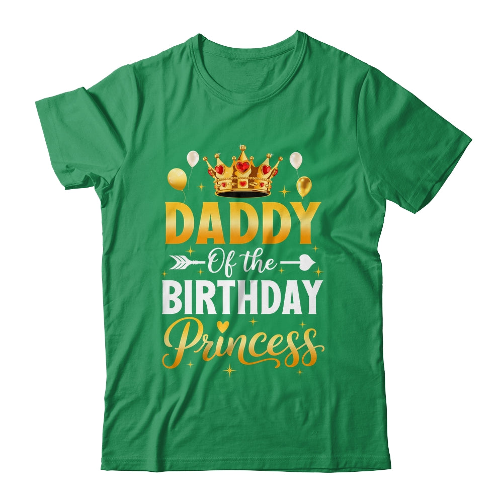 Daddy Of The Birthday Princess Birthday Girl Family Kid Shirt & Hoodie | siriusteestore