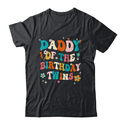 Daddy Of The Birthday Twins Boys Girls Party Retro Bday Shirt & Hoodie | siriusteestore