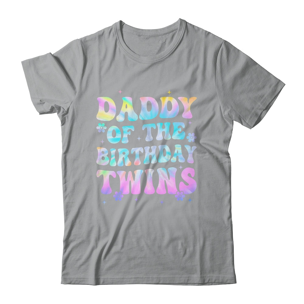 Daddy Of The Birthday Twins Girls Kids Party Retro Bday Shirt & Hoodie | siriusteestore