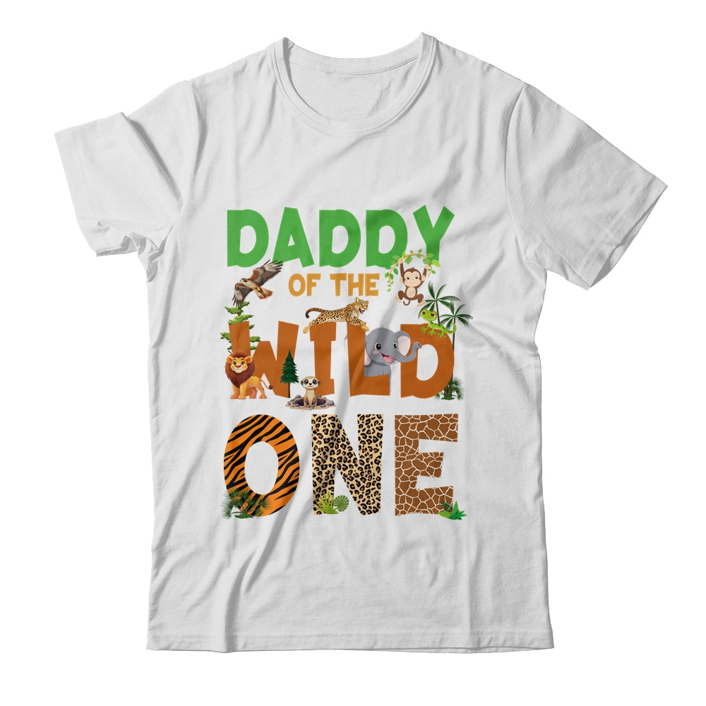 Daddy Of The Birthday Wild One Safari Birthday Boy Family Shirt & Hoodie | siriusteestore