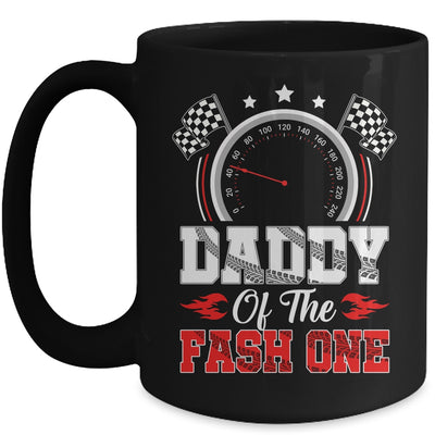 Daddy Of The Fast One 1st Birthday Racing Car Family Mug | siriusteestore