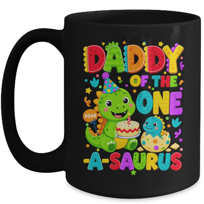 Daddy Of The One-A-Saurus 1St Birthday Boy T-Rex Dinosaur Mug | siriusteestore