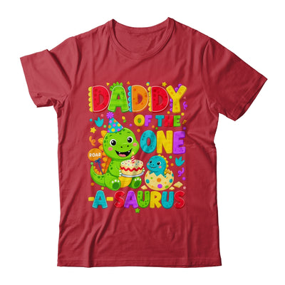 Daddy Of The One-A-Saurus 1St Birthday Boy T-Rex Dinosaur Shirt & Hoodie | siriusteestore