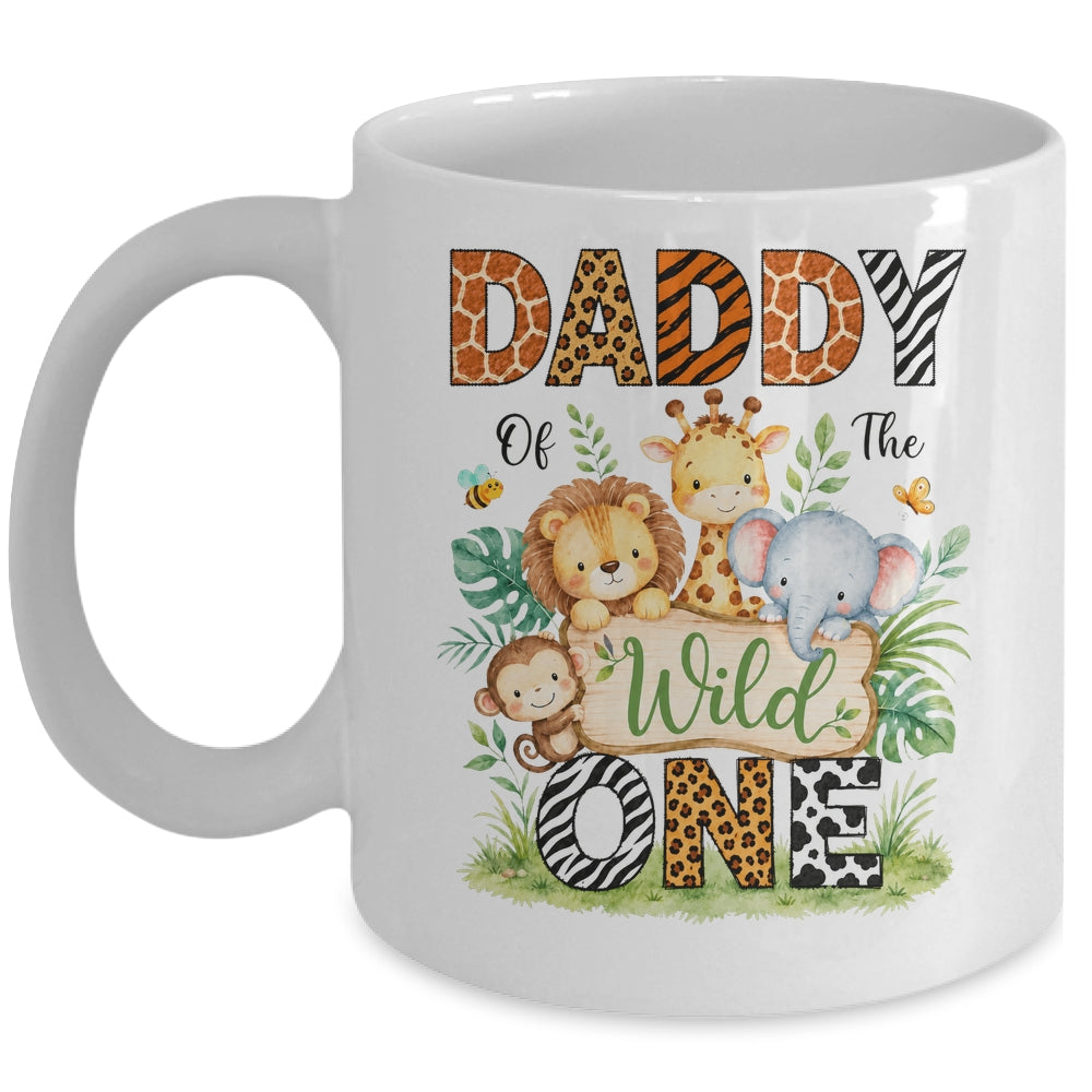 Daddy Of The Wild One First Birthday Boy Jungle Safari Mug | siriusteestore