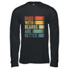Dads With Beards Are Better Funny Dad Fathers Day Retro Shirt & Hoodie | siriusteestore