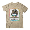 Dance Mom Dancer Mother's Day Leopard Messy Bun Tie Dye Shirt & Tank Top | siriusteestore