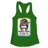 Dance Mom Dancer Mother's Day Leopard Messy Bun Tie Dye Shirt & Tank Top | siriusteestore
