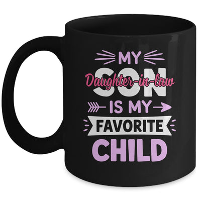 Daughter-in-Law Favorite Child For Mother-in-Law Mothers Day Mug | siriusteestore