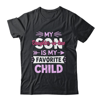 Daughter-in-Law Favorite Child For Mother-in-Law Mothers Day Shirt & Tank Top | siriusteestore