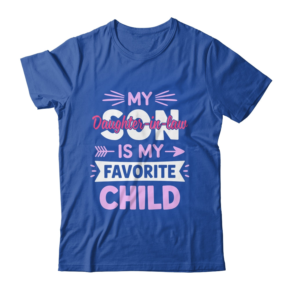 Daughter-in-Law Favorite Child For Mother-in-Law Mothers Day Shirt & Tank Top | siriusteestore