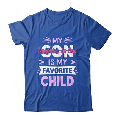 Daughter-in-Law Favorite Child For Mother-in-Law Mothers Day Shirt & Tank Top | siriusteestore