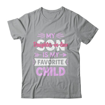 Daughter-in-Law Favorite Child For Mother-in-Law Mothers Day Shirt & Tank Top | siriusteestore