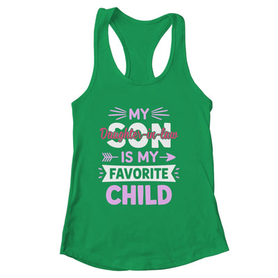 Daughter-in-Law Favorite Child For Mother-in-Law Mothers Day Shirt & Tank Top | siriusteestore