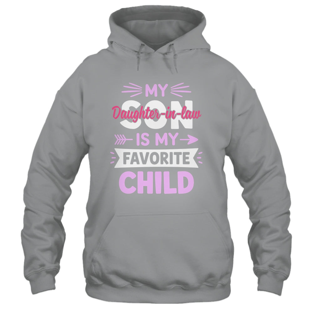Daughter-in-Law Favorite Child For Mother-in-Law Mothers Day Shirt & Tank Top | siriusteestore