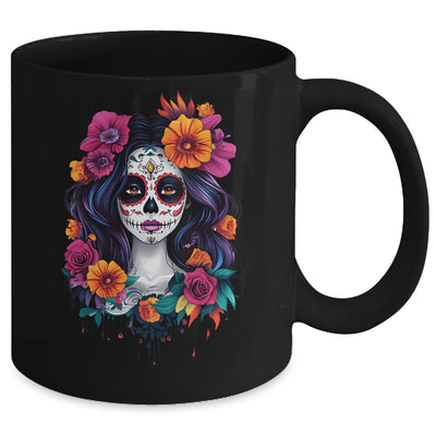 De Los Muertos 2024 La Catrina Day Of Dead Sugar Skull Mug | siriusteestore