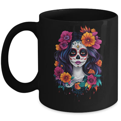 De Los Muertos 2024 La Catrina Day Of Dead Sugar Skull Mug | siriusteestore