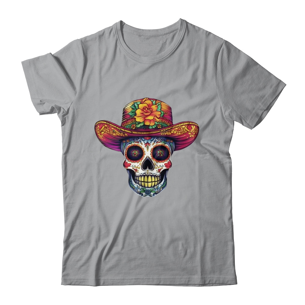 De Los Muertos Day Dead Sugar Skull Halloween Women Men Shirt & Tank Top | siriusteestore