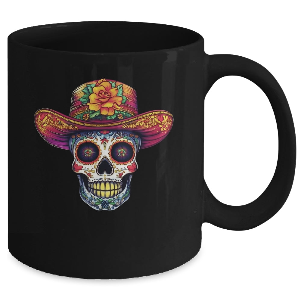 De Los Muertos Day Dead Sugar Skull Halloween Women Men Mug | siriusteestore