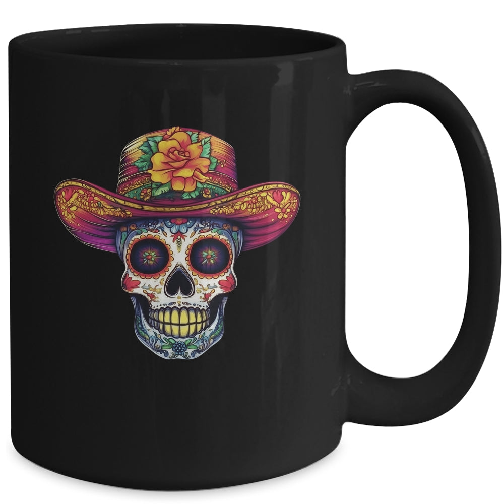 De Los Muertos Day Dead Sugar Skull Halloween Women Men Mug | siriusteestore