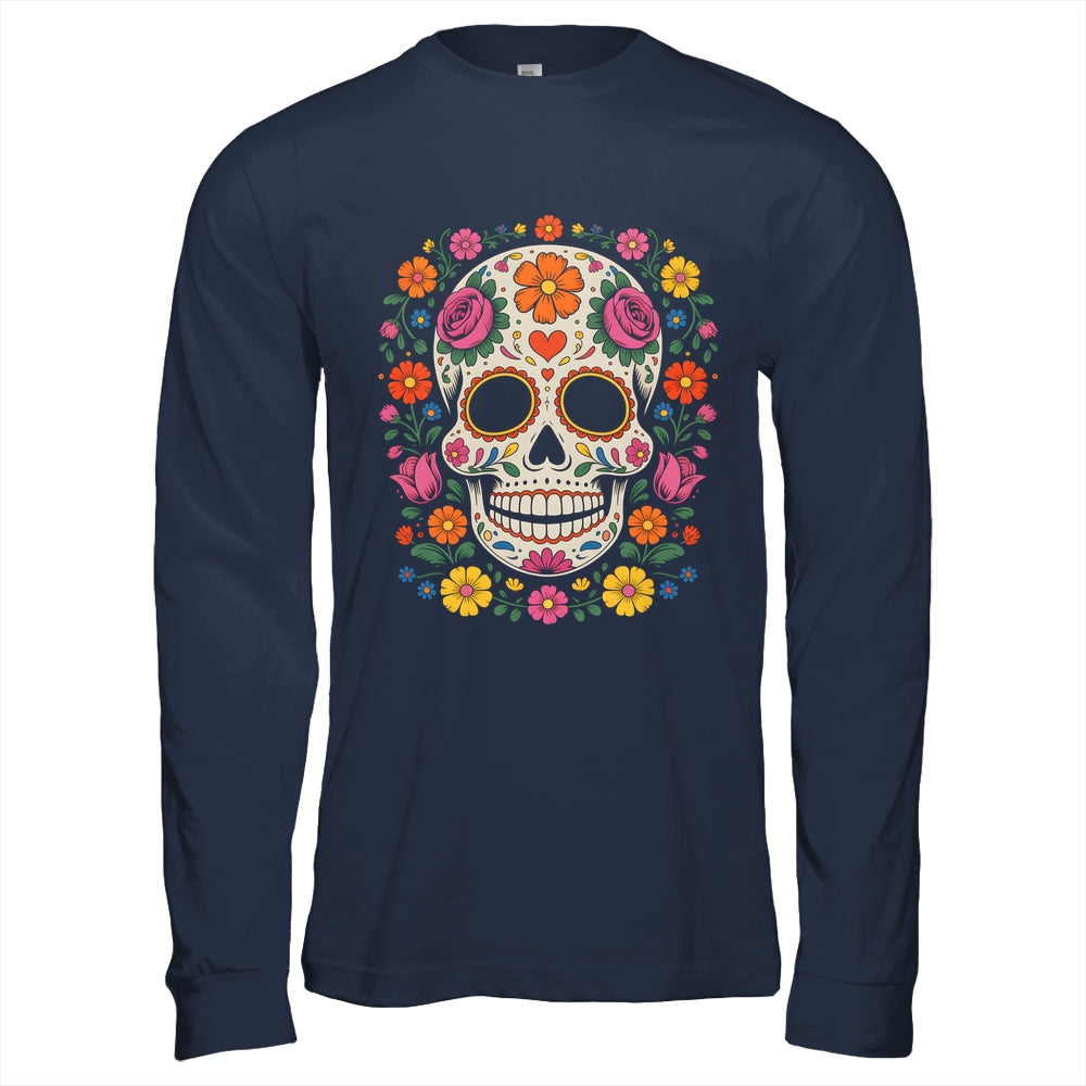 De Los Muertos Day Of Dead Sugar Skull Halloween Mexican Women Shirt & Hoodie | siriusteestore