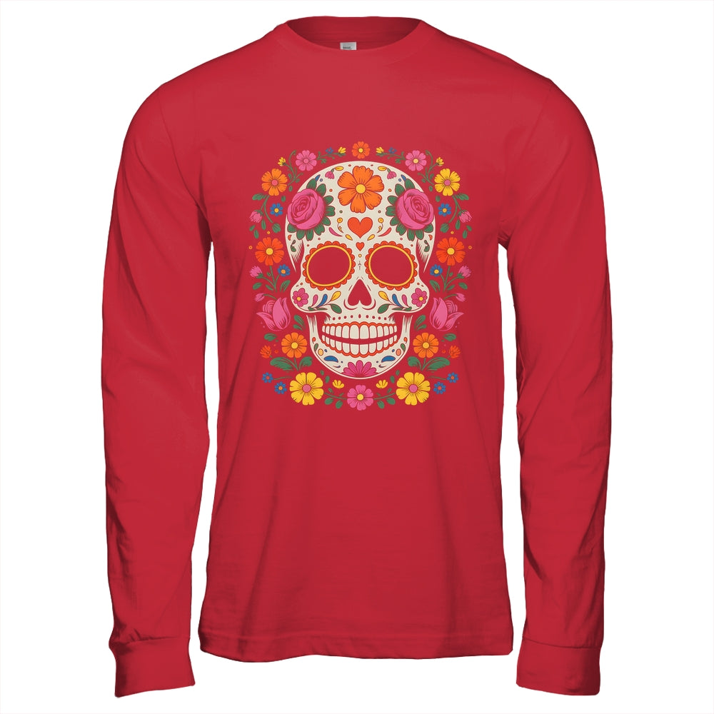 De Los Muertos Day Of Dead Sugar Skull Halloween Mexican Women Shirt & Hoodie | siriusteestore