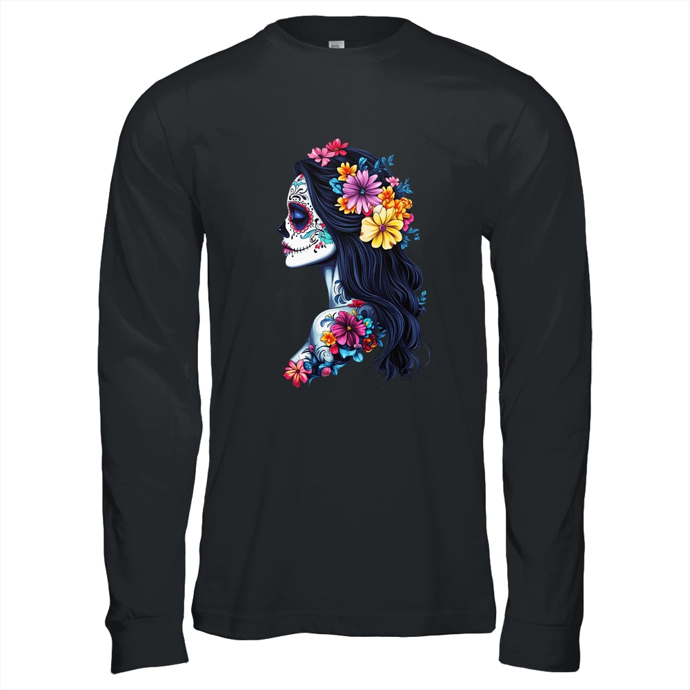 De Los Muertos La Catrina Day Of Dead Mexican Sugar Skull Shirt & Hoodie | siriusteestore