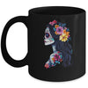 De Los Muertos La Catrina Day Of Dead Mexican Sugar Skull Mug | siriusteestore