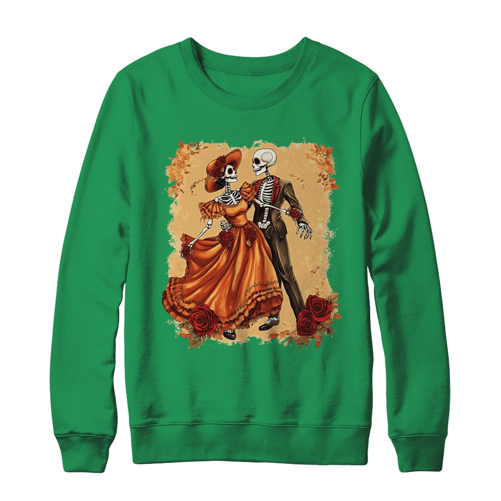 De Los Muertos La Catrina Day Of Dead Sugar Skull Mexican Shirt & Sweatshirt | siriusteestore