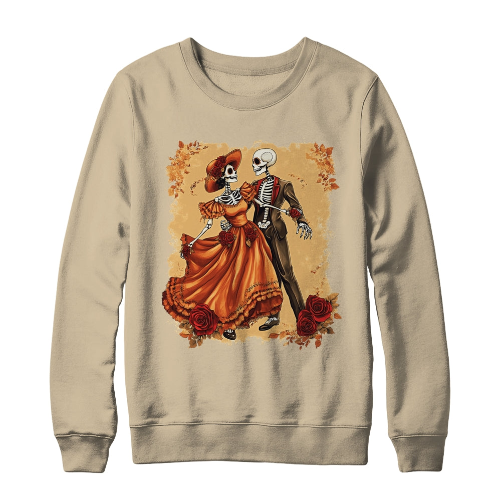 De Los Muertos La Catrina Day Of Dead Sugar Skull Mexican Shirt & Sweatshirt | siriusteestore