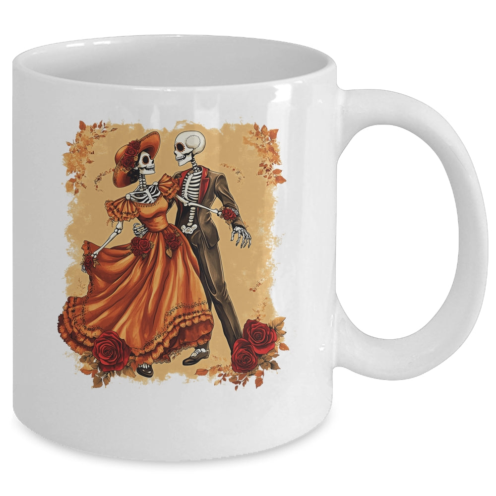 De Los Muertos La Catrina Day Of Dead Sugar Skull Mexican Mug | siriusteestore