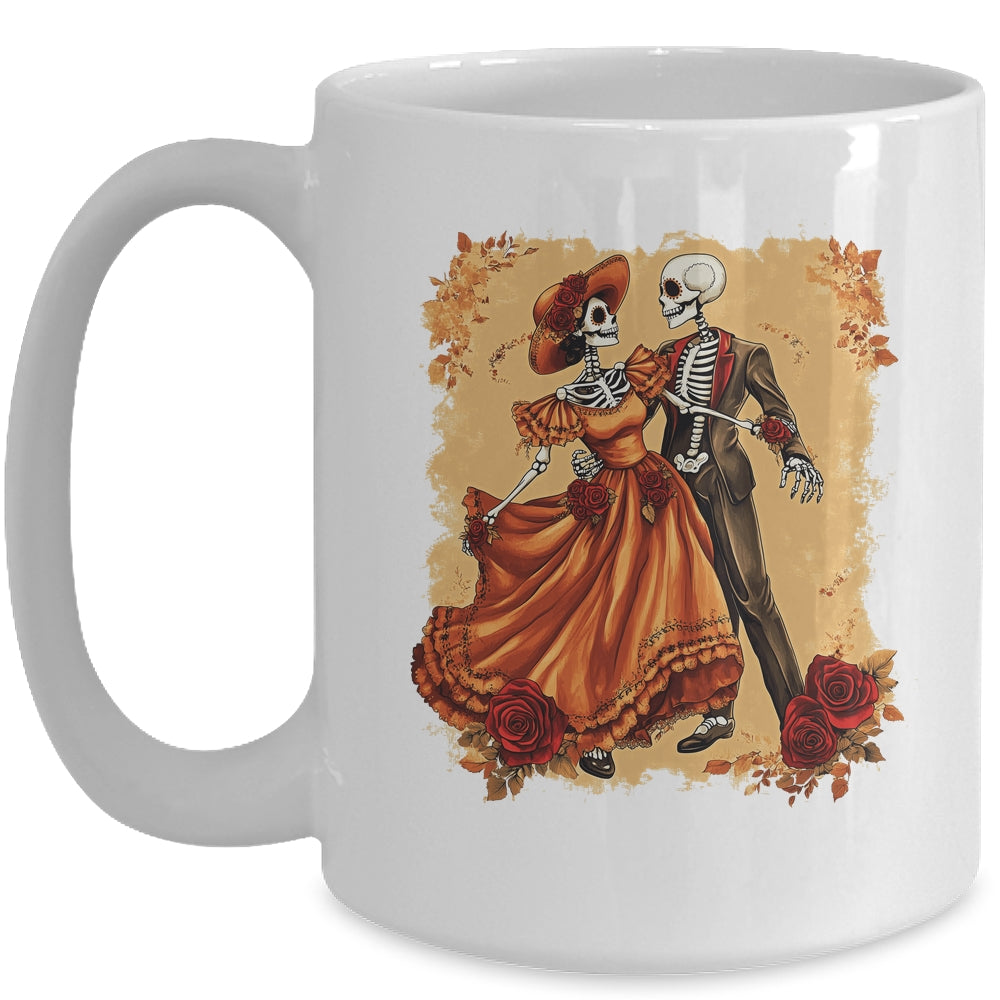 De Los Muertos La Catrina Day Of Dead Sugar Skull Mexican Mug | siriusteestore