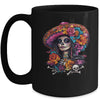 De Los Muertos La Catrina Day Of Dead Sugar Skull Women Mug | siriusteestore