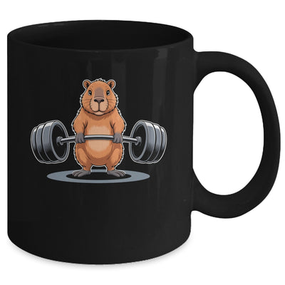 Deadlift Capybara Funny Fitness Capy Lover Men Women Kids Mug | siriusteestore