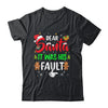Dear Santa It Was His Fault Funny Christmas Couples Shirt & Sweatshirt | siriusteestore