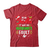 Dear Santa It Was My Husband's Fault Christmas Family Couple Shirt & Sweatshirt | siriusteestore