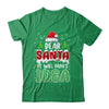 Dear Santa It Was Papa's Idea Christmas Santa Hat Candy Cane Shirt & Sweatshirt | siriusteestore