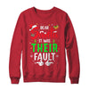 Dear Santa It Was Their Fault Funny Christmas Couples Shirt & Sweatshirt | siriusteestore