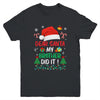 Dear Santa My Brother Did It Funny Christmas Boys Kids Girls Youth Shirt | siriusteestore
