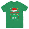 Dear Santa My Sister Did It Funny Christmas Girls Kids Boys Youth Shirt | siriusteestore