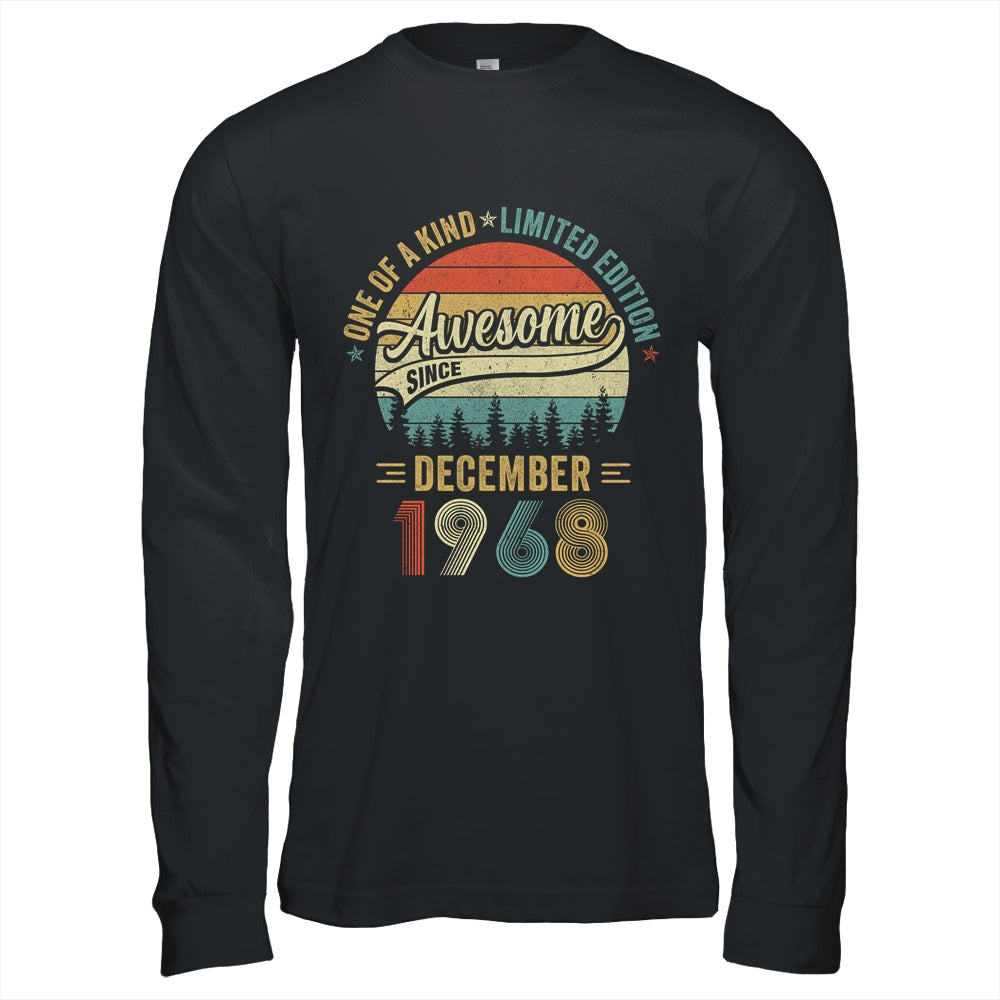 December 1968 Vintage 55 Years Old Retro 55th Birthday Shirt & Hoodie | siriusteestore