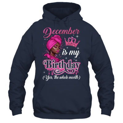 December Is My Birthday African Black Women Birthday Queen Shirt & Tank Top | siriusteestore