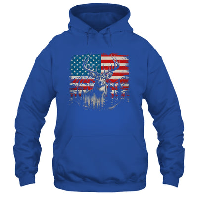 Deer Hunting American Flag Whitetail Buck Deer Shirt & Hoodie | siriusteestore