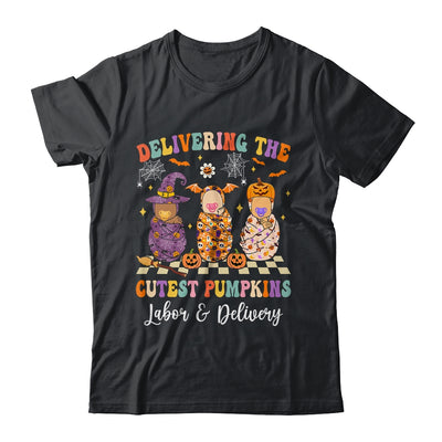 Delivering Cutest Pumpkins Labor Delivery Nurse Halloween Shirt & Hoodie | siriusteestore