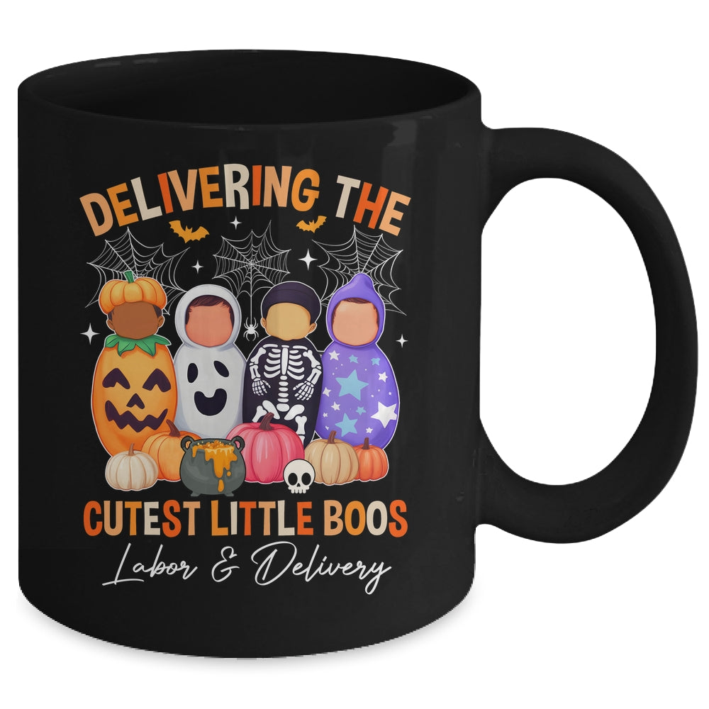 Delivering The Cutest Boos Labor & Delivery Halloween Nurse Mug | siriusteestore