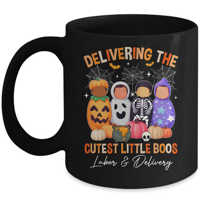 Delivering The Cutest Boos Labor & Delivery Halloween Nurse Mug | siriusteestore